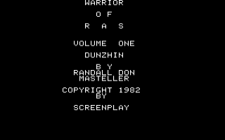 Warrior of Ras Vol. 1 - Dunzhin